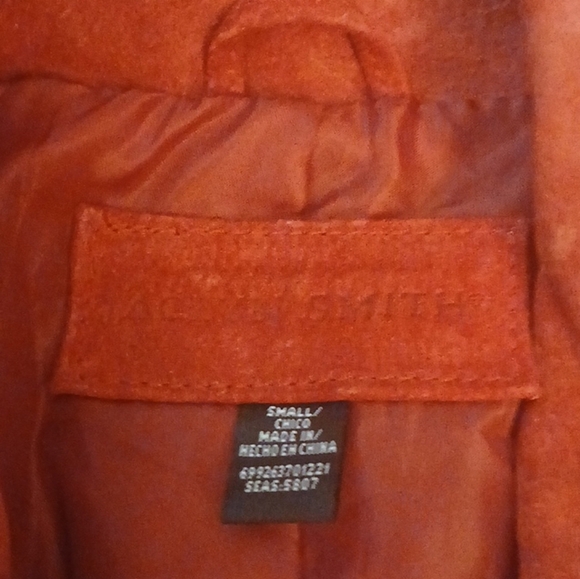 Jacklym Smith Genuine Suede Red Leather Button Down Jacket Size Small - Picture 9 of 11